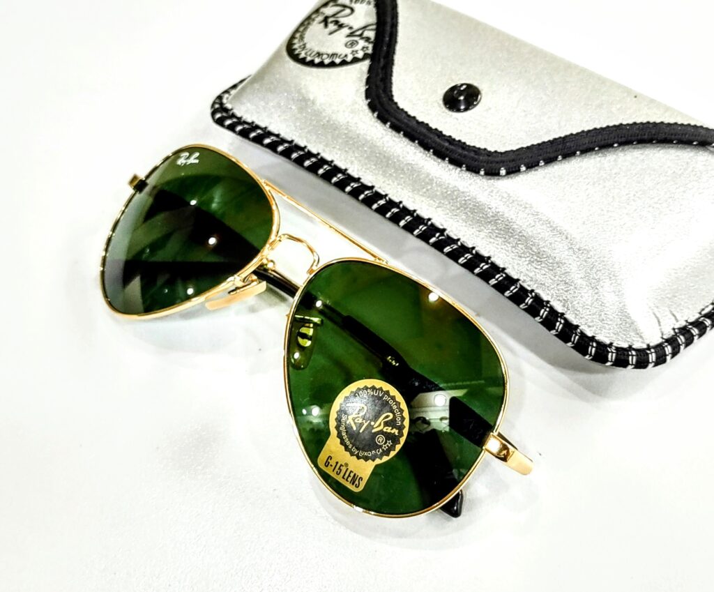 RayBan Aviator GoldenGreen